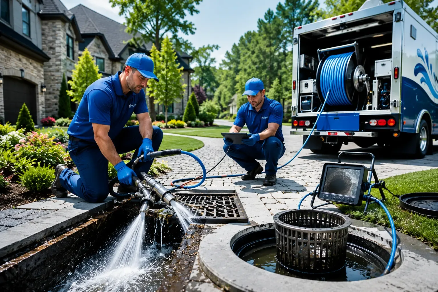 Local outdoor drain cleaning professionals in Bladensburg, OH