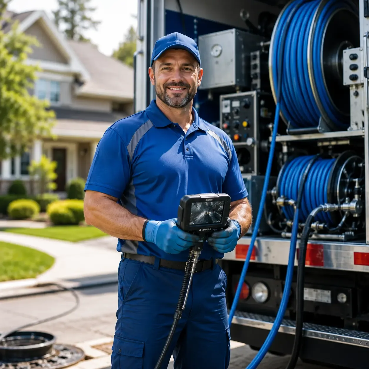 Local outdoor drain cleaning specialists in Bladensburg, OH